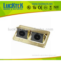 Multifunctional Floor Socket,Double Pop-up Floor Outlet Box brass Australian Socket